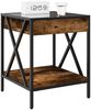 vidaXL Nachttisch mit Infinity-LED Räuchereiche 40x40x49 cm 3284098 Bild 5