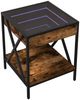 vidaXL Nachttisch mit Infinity-LED Räuchereiche 40x40x49 cm 3284098 Bild 3