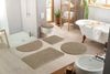 OTTO home Badematte Sanremo, Badvorleger, Badezimmer Teppich, sehr weich, Höhe 30 mm, rutschhemmend beschichtet, fußbodenheizungsgeeignet, schnell trocknend, Polyester, rechteckig, 3-tlg. Stand-WC Set, Badteppich, unifarben, rechteckig, rund & als 3-tl... Bild 2