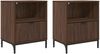 vidaXL Nachttisch 2 pcs Braun Eichen-Optik 49 x 36 x 61 cm 883489 Bild 2