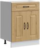 vidaXL Küchenunterschrank Kalmar Artisan-Eiche Holzwerkstoff 853496 Bild 2