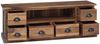 vidaXL TV-Ständer Natur 110 x 30 x 40 cm Massivholz Teak 42017955 Bild 5