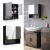 Vicco 'Irma' Spiegelschrank, Holz, 55 x 16,9 x 54 cm, Anthrazit Bild 2