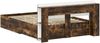 vidaXL Bettgestell mit Stauraum Geräucherte Eiche 150 x 200 cm 3433776 Bild 5