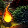 LED Gartenleuchte, Silber, Gold, Leuchtkugel, H 26,5cm Bild 5