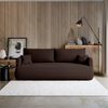 Selsey 'Ovo Mini' 3-Sitzer Schlafsofa mit Bettkasten, Braun, Chenille Easy Clean Bild 2