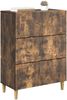 vidaXL Schubladenschrank Geräucherte Eiche 66 x 34,5 x 90 cm 894610 Bild 2