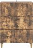 vidaXL Schubladenschrank Geräucherte Eiche 66 x 34,5 x 90 cm 894610 Bild 4