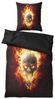 Sanilo Bettwäsche Totenkopf in Flammen 135x200 cm, Bettbezug und Kissenbezug, Baumwolle, 2 teilig Bild 4