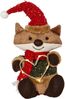 LED Stofftier Joylight Weihnachts-Fuchs mit LED Herz H 21cm Bild 1