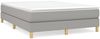 Boxspringbett Hellgrau 140x190 cm Stoff [3120606] Bild 2