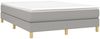 Boxspringbett Hellgrau 140x190 cm Stoff [3120606] Bild 3