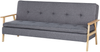 Schlafsofa Polsterbezug grau TJORN Bild 4