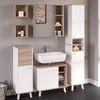 Vicco 'Senyo' Spiegelschrank, Spanplatte, 62 x 64 x 21 cm, Sonoma Bild 4