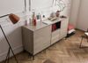 Sideboard Akazie 160x45x85 grau-weiß geölt CHICAGO #04 Bild 2