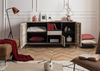 Sideboard Akazie 160x45x85 grau-weiß geölt CHICAGO #04 Bild 4