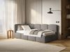 Selsey 'Cloudy' Jugendbett links, Matratze, Bouclé Grau, 90x200 cm Bild 3