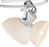 LED Deckenleuchte, Spots beweglich, Chrom, Glas, L 35 cm Bild 5