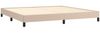 vidaXL Bettgestell Cappuccino-Braun 200x200 cm Kunstleder [346927] Bild 4