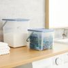 Rotho Waschmittelbehälter Basic Blue 4,5 L / 3 kg Waschpulverbox Waschmittelbox Bild 3