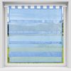 Bestlivings blaue Bistrogardine Transparent mit Schlaufen in 100x110 cm ( BxL ), in vielen Varianten erhältlich Bild 2