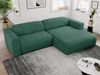 Ecksofa PASADENA, freistehendes Ecksofa, breite Armlehnen, Federsitz - rechts - Grün Stoff Bild 3