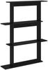 vidaXL Wandregal Schwarze Eiche 100 x 20 x 126 cm Holzwerkstoff 8012061 Bild 5