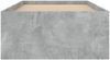 vidaXL Bettgestell Betongrau 75x190 cm 3203848 Bild 5