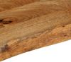 vidaXL Tischplatte mit Baumkante 50x40x2,5 cm Massivholz Mango 370439 Bild 5