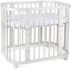 Waldin Babybett Babybett, Beistellbett aus Holz, 5in1 mit Matratze, Belüftet Bild 5