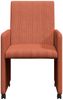 vidaXL Esszimmerstühle mit Rollen 2 pcs Rot orange 57 x 66 x 94 cm 42017806 Bild 4