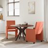 vidaXL Esszimmerstühle mit Rollen 2 pcs Rot orange 57 x 66 x 94 cm 42017806 Bild 3