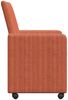 vidaXL Esszimmerstühle mit Rollen 2 pcs Rot orange 57 x 66 x 94 cm 42017806 Bild 5