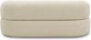 DOMO. collection Sofa 700 019, 2-Sitzer Schlafsofa, ovale Form, Schlaffunktion, mit Nierenkissen, Federkern Polsterung, 2er Couch, 208 x 115 x 78 (BxTxH), creme Bild 5