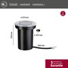 Paulmann 94732 LED Bodeneinbauleuchte Goldlicht rund 110mm Edelstahl Bild 2