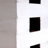 Hocker BRICK 48 Mahagoni Massivholz 06 weiß-landhaus Bild 5