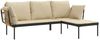 vidaXL 3-tlg. Garten-Lounge-Set mit Kissen Beige Poly Rattan 364108 Bild 5