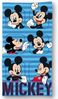 Disney Mickey Mouse Kinder Strandhandtuch – Weiches & saugstarkes Mikrofaser-Badetuch 140x70 cm Bild 2