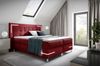 Boxspringbett Schlafzimmerbett 160x200cm AMORE Nr. 2 Rot inkl. LED-Beleuchtung Bild 4