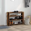 vidaXL Schuhregal Altholz-Optik 80x25x62 cm Holzwerkstoff 859921 Bild 3