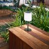 RGB LED Solar Tischleuchte, Fernbedienung, dimmbar, USB, H 30 cm Bild 3