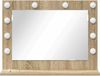 vidaXL Waschtischspiegel Rechtwinklig Sonoma-Eiche 60 x 45 x 18 cm 868311 Bild 4