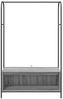 vidaXL Kleiderständer Grau 100 x 44 x 160 cm Holzwerkstoff 868454 Bild 5