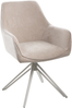 Esszimmerstuhl 2er Set JODAR Stoff Beige Bild 4