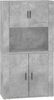 vidaXL Highboard Betongrau Holzwerkstoff 3185355 Bild 2