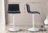 CLP Barhocker Hover mit Stoffbezug,schwarz Metall matt weiss Bild 2