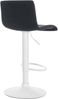 CLP Barhocker Hover mit Stoffbezug,schwarz Metall matt weiss Bild 5