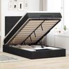 vidaXL Ottoman-Bett mit Matratzen & LEDs Schwarz 120x190 cm Samt 3314308 Bild 1