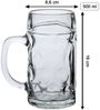 Luxentu ISAR Bierkrug 0,5 l mit Eichung - Legende seit 60 Jahren Bild 5