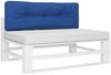 vidaXL Palettenkissen Königsblau 120x40x12 cm Stoff 360633 Bild 3
